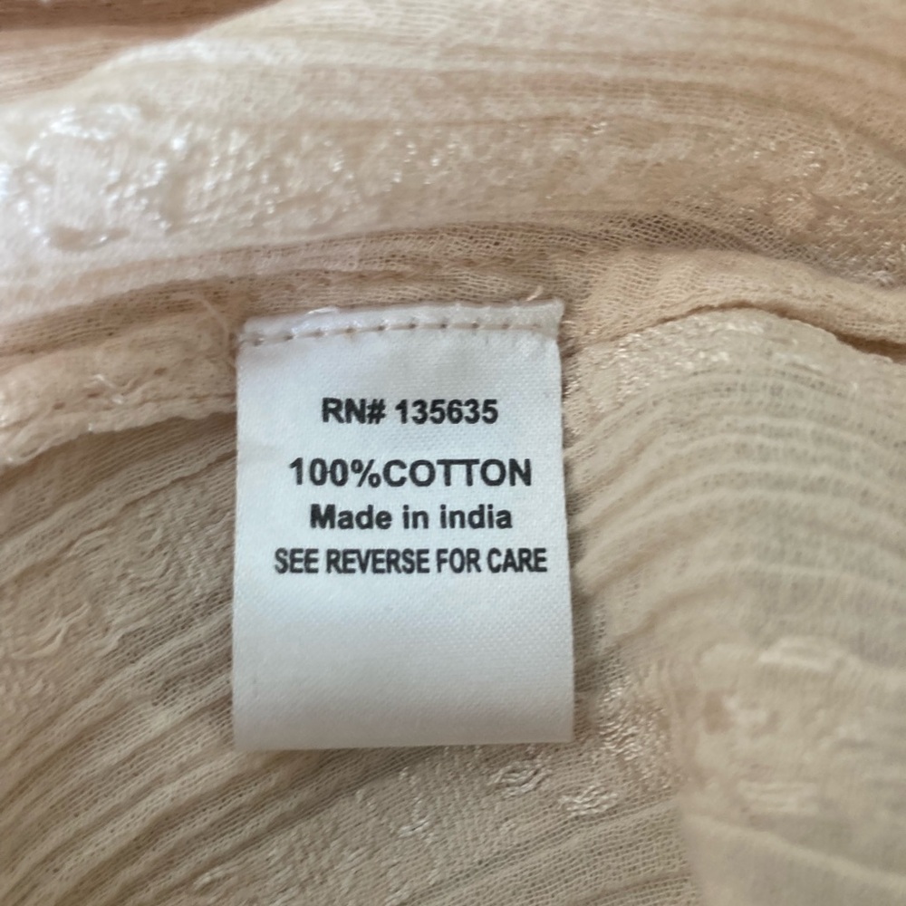 Love Sam Cream Tiered Dress M - Picture 9 of 10